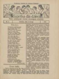 Gazetka dla Dzieci: pismo poświęcone r&oacute;wnież dorastającej młodzieży: bezpłatny dodatek do "Gazety Polskiej" 1928.02.23 Nr8