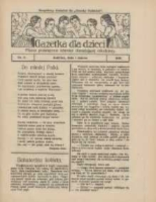 Gazetka dla Dzieci: pismo poświęcone r&oacute;wnież dorastającej młodzieży: bezpłatny dodatek do "Gazety Polskiej" 1928.03.01 Nr9