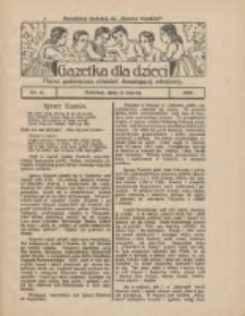 Gazetka dla Dzieci: pismo poświęcone r&oacute;wnież dorastającej młodzieży: bezpłatny dodatek do "Gazety Polskiej" 1928.03.15 Nr11