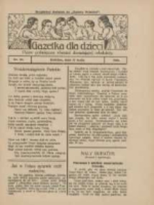 Gazetka dla Dzieci: pismo poświęcone r&oacute;wnież dorastającej młodzieży: bezpłatny dodatek do "Gazety Polskiej" 1928.05.17 Nr20