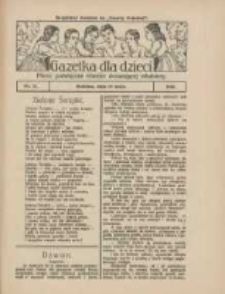 Gazetka dla Dzieci: pismo poświęcone r&oacute;wnież dorastającej młodzieży: bezpłatny dodatek do "Gazety Polskiej" 1928.05.24 Nr21