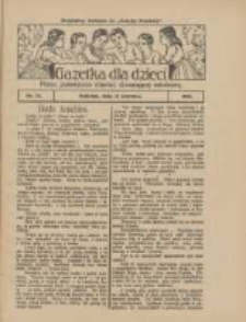 Gazetka dla Dzieci: pismo poświęcone r&oacute;wnież dorastającej młodzieży: bezpłatny dodatek do "Gazety Polskiej" 1928.06.21 Nr25