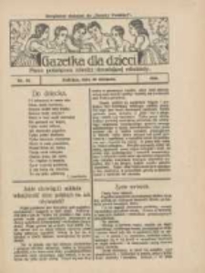 Gazetka dla Dzieci: pismo poświęcone r&oacute;wnież dorastającej młodzieży: bezpłatny dodatek do "Gazety Polskiej" 1928.08.30 Nr35