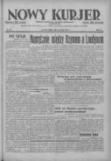 Nowy Kurjer: dziennik poświęcony sprawom politycznym i społecznym 1937.03.26 R.48 Nr70
