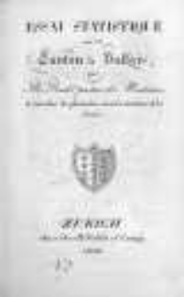 Essai Statistique sur le Canton de Vallais