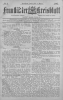 Fraustädter Kreisblatt. 1887.01.07 Nr2