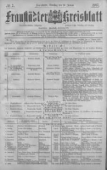 Fraustädter Kreisblatt. 1887.01.25 Nr7