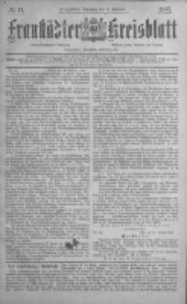 Fraust&auml;dter Kreisblatt. 1887.02.08 Nr11