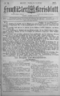 Fraust&auml;dter Kreisblatt. 1887.02.15 Nr13