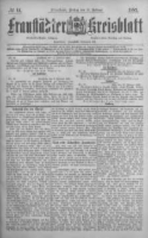 Fraust&auml;dter Kreisblatt. 1887.02.18 Nr14