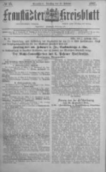 Fraust&auml;dter Kreisblatt. 1887.02.22 Nr15