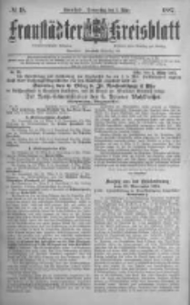 Fraustädter Kreisblatt. 1887.03.03 Nr18