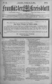 Fraust&auml;dter Kreisblatt. 1887.03.15 Nr21