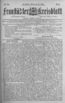 Fraustädter Kreisblatt. 1887.03.25 Nr24