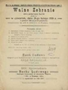 Sprawozdanie Banku Ludowego Eingetragene Genossenschaft mit Unbeschränkter Haftpflicht w Poniecu z Czynności w Roku 1917