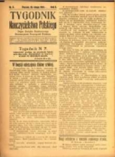 Tygodnik Nauczycielstwa Polskiego organ Związku Dzielnicowego Stowarzyszeń Nauczycieli Polak&oacute;w. R.3 1921 nr5