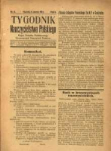 Tygodnik Nauczycielstwa Polskiego organ Związku Dzielnicowego Stowarzyszeń Nauczycieli Polaków. R.3 1921 nr6