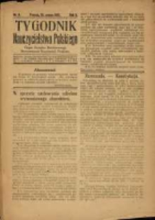 Tygodnik Nauczycielstwa Polskiego organ Związku Dzielnicowego Stowarzyszeń Nauczycieli Polaków. R.3 1921 nr9