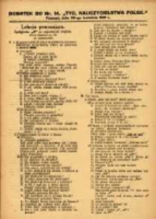 Tygodnik Nauczycielstwa Polskiego organ Związku Dzielnicowego Stowarzyszeń Nauczycieli Polaków. R.3 1921 nr14 dodatek