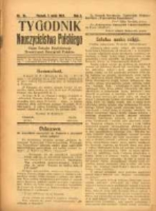 Tygodnik Nauczycielstwa Polskiego organ Związku Dzielnicowego Stowarzyszeń Nauczycieli Polak&oacute;w. R.3 1921 nr15