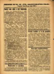 Tygodnik Nauczycielstwa Polskiego organ Związku Dzielnicowego Stowarzyszeń Nauczycieli Polak&oacute;w. R.3 1921 nr16 dodatek