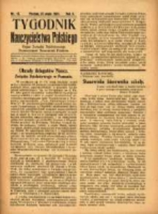 Tygodnik Nauczycielstwa Polskiego organ Związku Dzielnicowego Stowarzyszeń Nauczycieli Polaków. R.3 1921 nr17