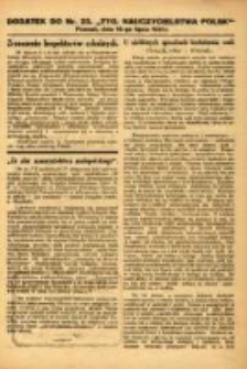 Tygodnik Nauczycielstwa Polskiego organ Związku Dzielnicowego Stowarzyszeń Nauczycieli Polak&oacute;w. R.3 1921 nr25 dodatki
