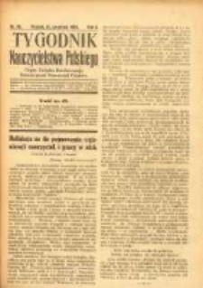 Tygodnik Nauczycielstwa Polskiego organ Związku Dzielnicowego Stowarzyszeń Nauczycieli Polak&oacute;w. R.3 1921 nr29