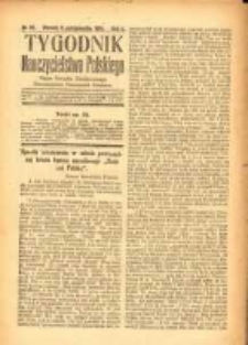 Tygodnik Nauczycielstwa Polskiego organ Związku Dzielnicowego Stowarzyszeń Nauczycieli Polak&oacute;w. R.3 1921 nr32