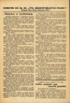 Tygodnik Nauczycielstwa Polskiego organ Związku Dzielnicowego Stowarzyszeń Nauczycieli Polak&oacute;w. R.3 1921 nr36 dodatek