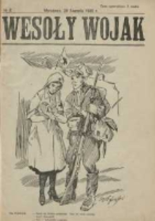 Wesoły Wojak: jednodniówka 1920.08.29 Nr2