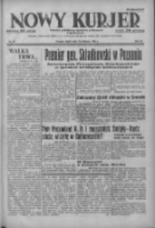 Nowy Kurjer: dziennik poświęcony sprawom politycznym i społecznym 1937.04.16 R.48 Nr87