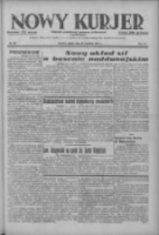 Nowy Kurjer: dziennik poświęcony sprawom politycznym i społecznym 1937.04.23 R.48 Nr93