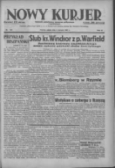 Nowy Kurjer: dziennik poświęcony sprawom politycznym i społecznym 1937.06.04 R.48 Nr125