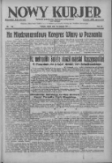 Nowy Kurjer: dziennik poświęcony sprawom politycznym i społecznym 1937.06.25 R.48 Nr143