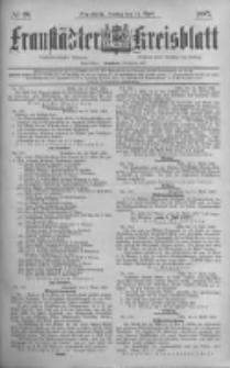 Fraust&auml;dter Kreisblatt. 1887.04.15 Nr29