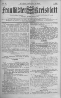 Fraust&auml;dter Kreisblatt. 1887.04.22 Nr31