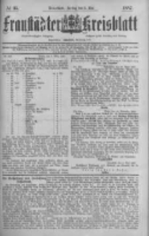 Fraust&auml;dter Kreisblatt. 1887.05.06 Nr35