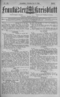 Fraust&auml;dter Kreisblatt. 1887.05.17 Nr38