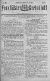 Fraustädter Kreisblatt. 1887.05.24 Nr40