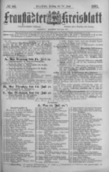 Fraustädter Kreisblatt. 1887.06.10 Nr44