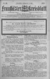 Fraust&auml;dter Kreisblatt. 1887.06.17 Nr46