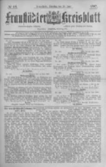 Fraust&auml;dter Kreisblatt. 1887.06.28 Nr49