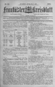 Fraust&auml;dter Kreisblatt. 1887.07.08 Nr52