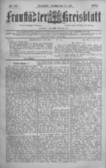 Fraust&auml;dter Kreisblatt. 1887.07.19 Nr55