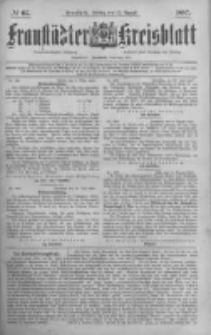 Fraustädter Kreisblatt. 1887.08.12 Nr62