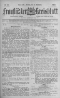 Fraustädter Kreisblatt. 1887.09.13 Nr71