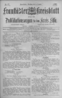 Fraust&auml;dter Kreisblatt. 1887.10.04 Nr77