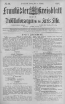 Fraustädter Kreisblatt. 1887.10.21 Nr82