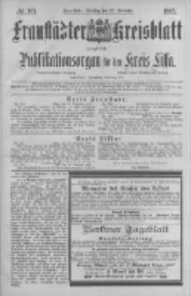 Fraust&auml;dter Kreisblatt. 1887.12.27 Nr101